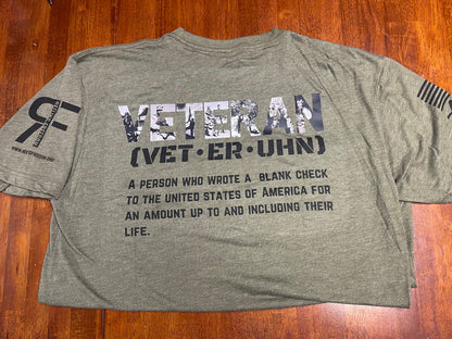 RF Custom Veteran T-Shirt